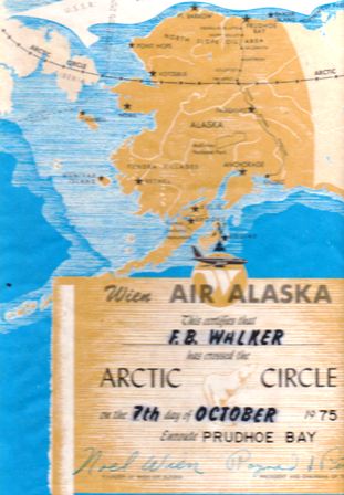 I earned this diploma the first time I crossed the Arctic circle. I had just been assigned to work in Prudhoe Bay, ALaska